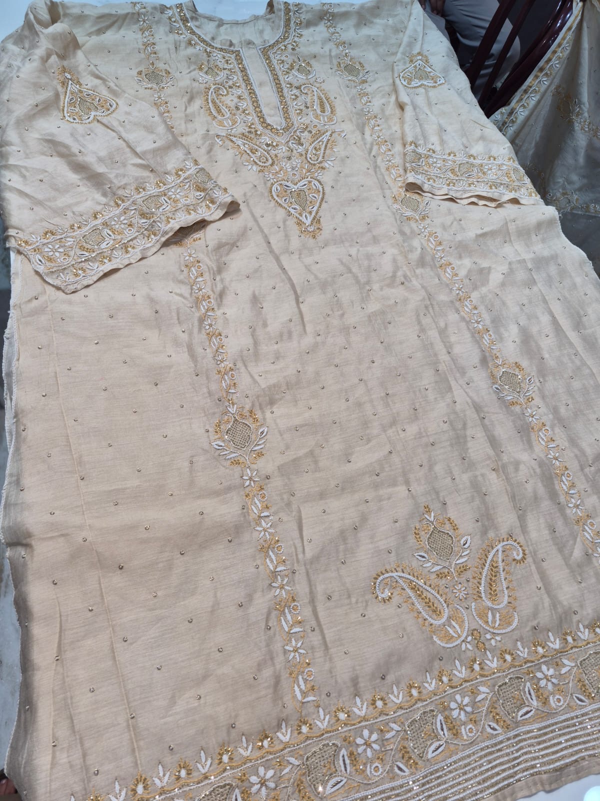 Silk suit