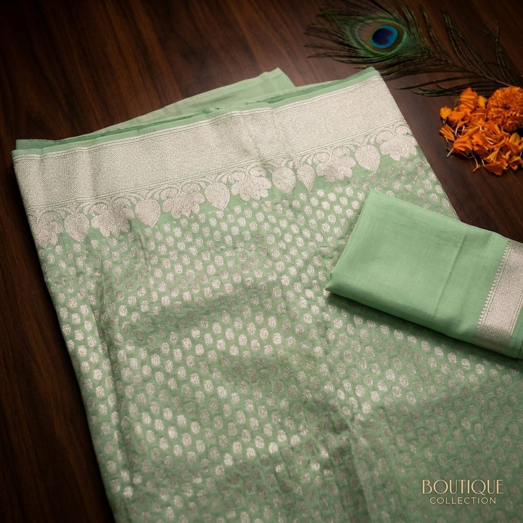 Banarasi Georgette / Chanderi Silk