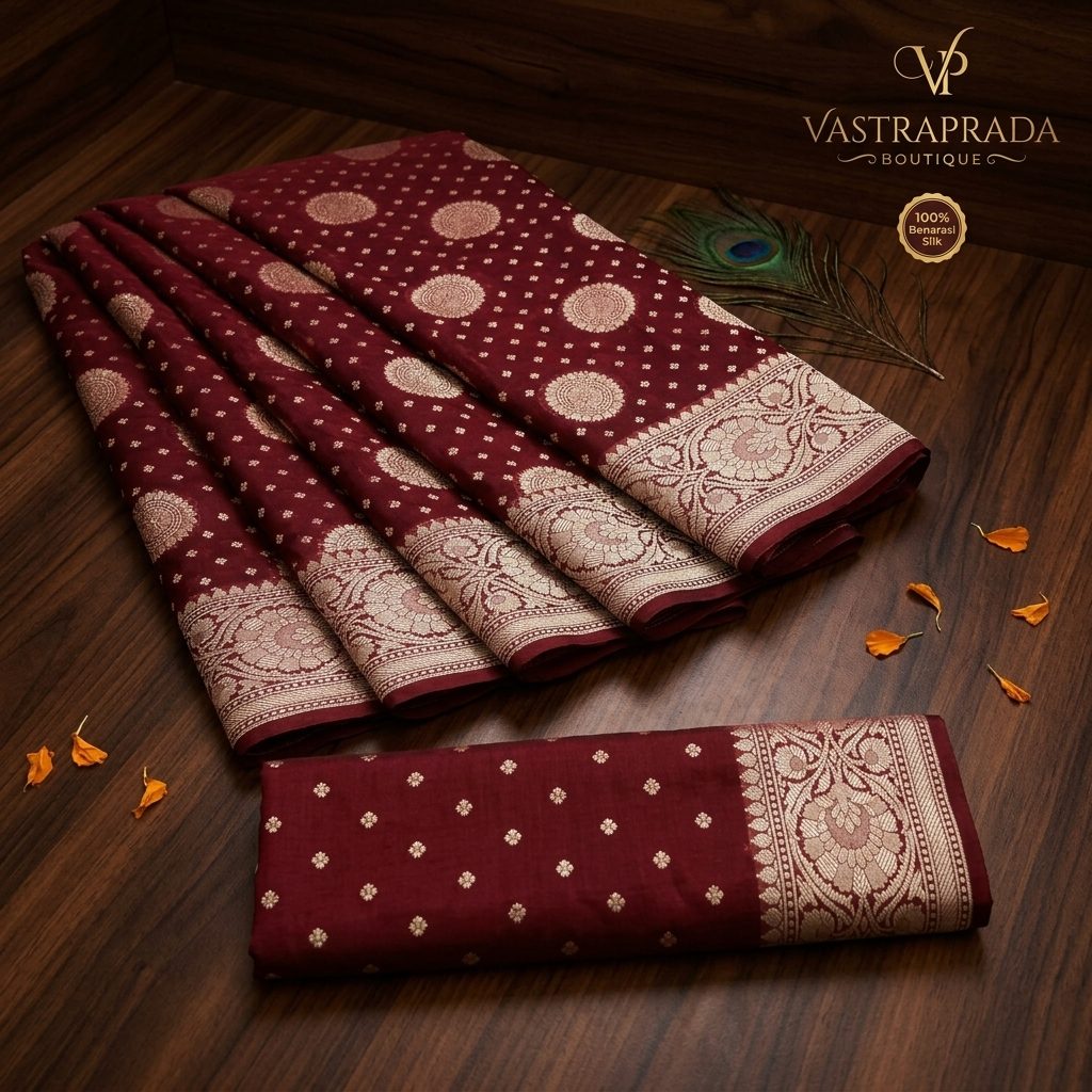Banarasi Khaddi Georgette (hand-woven Georgette from Varanasi)